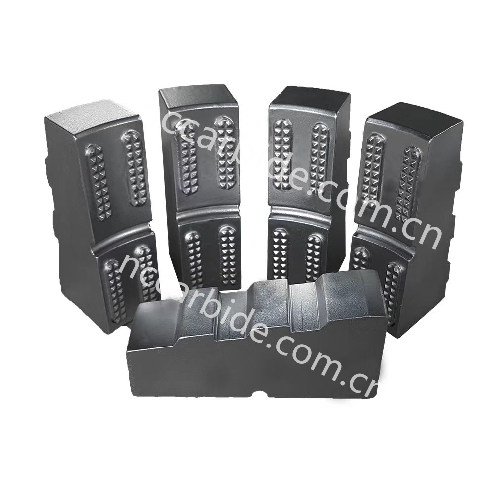 chuck jaws welded carbide inserts